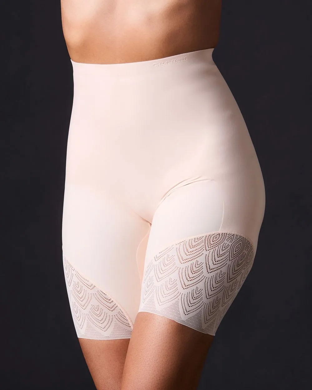 Lace Shapewear High Waist Mid-Thigh Shaper