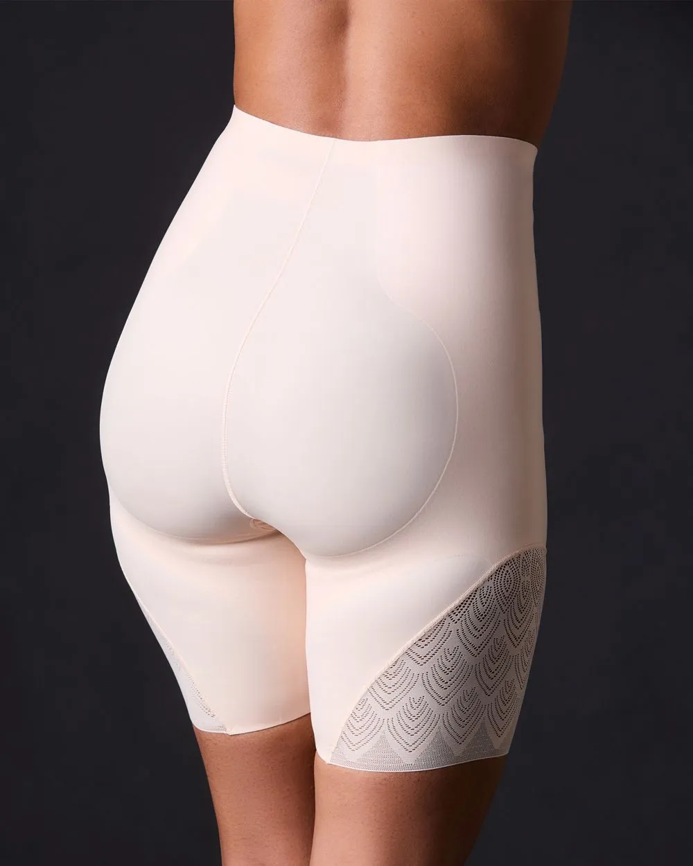 Lace Shapewear High Waist Mid-Thigh Shaper