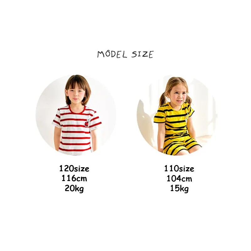 Ladybug Short Sleeves Set 2305MK09