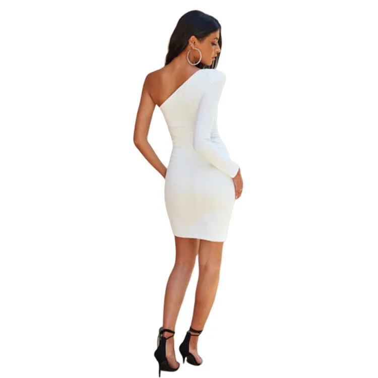 Lalana Formal One Charming Shoulder Mini Dress