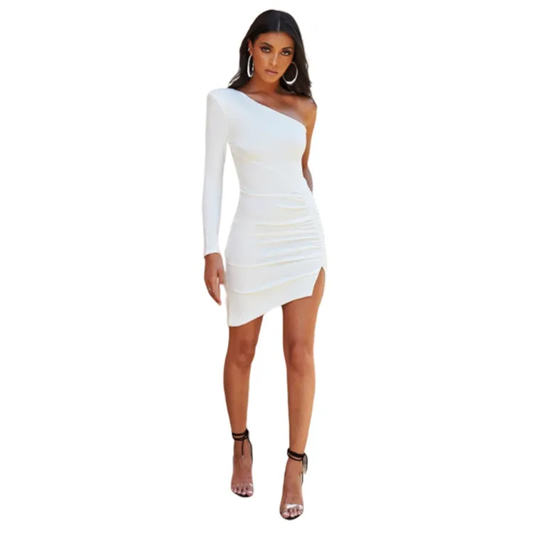 Lalana Formal One Charming Shoulder Mini Dress