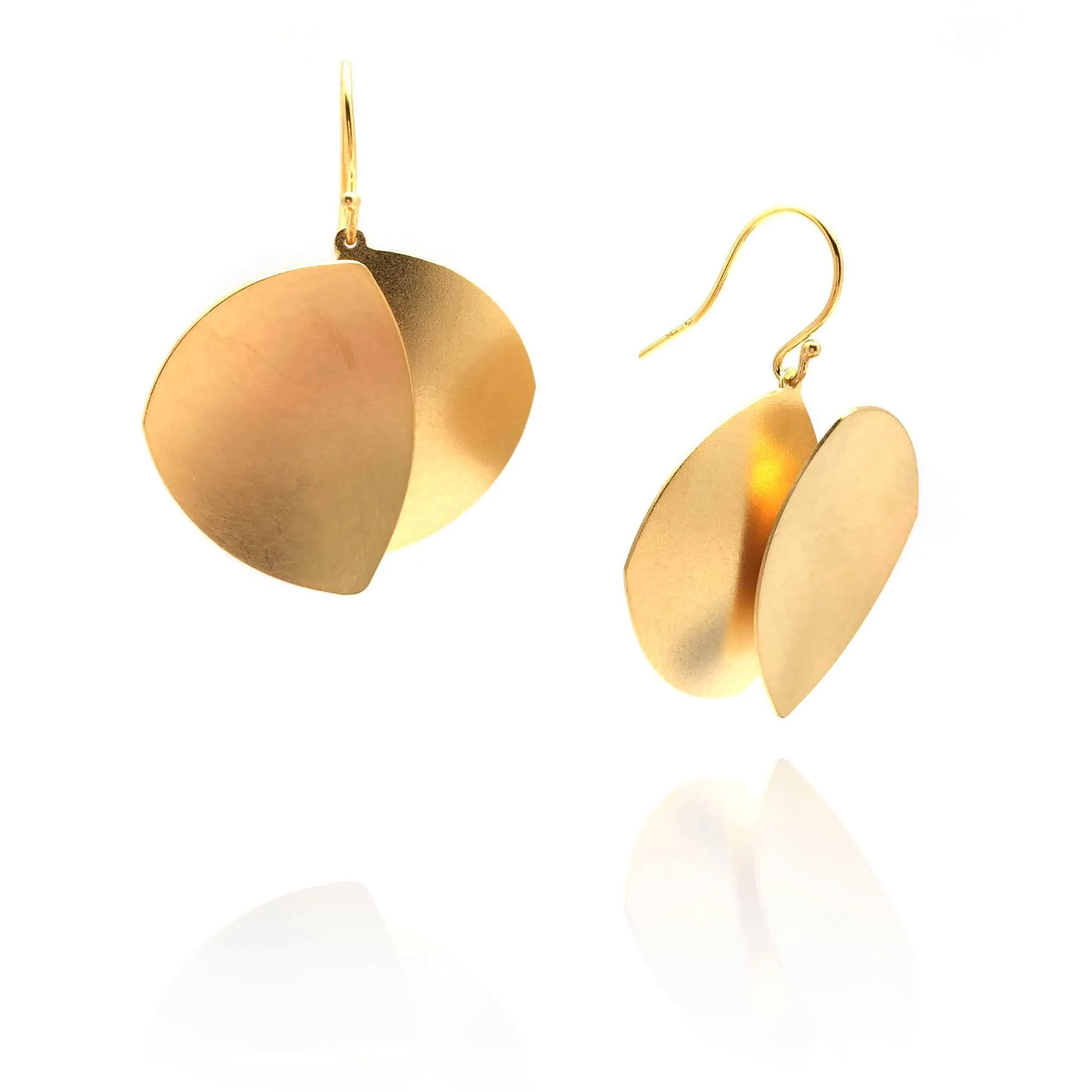 Layered Gold Leaf Drops- Large