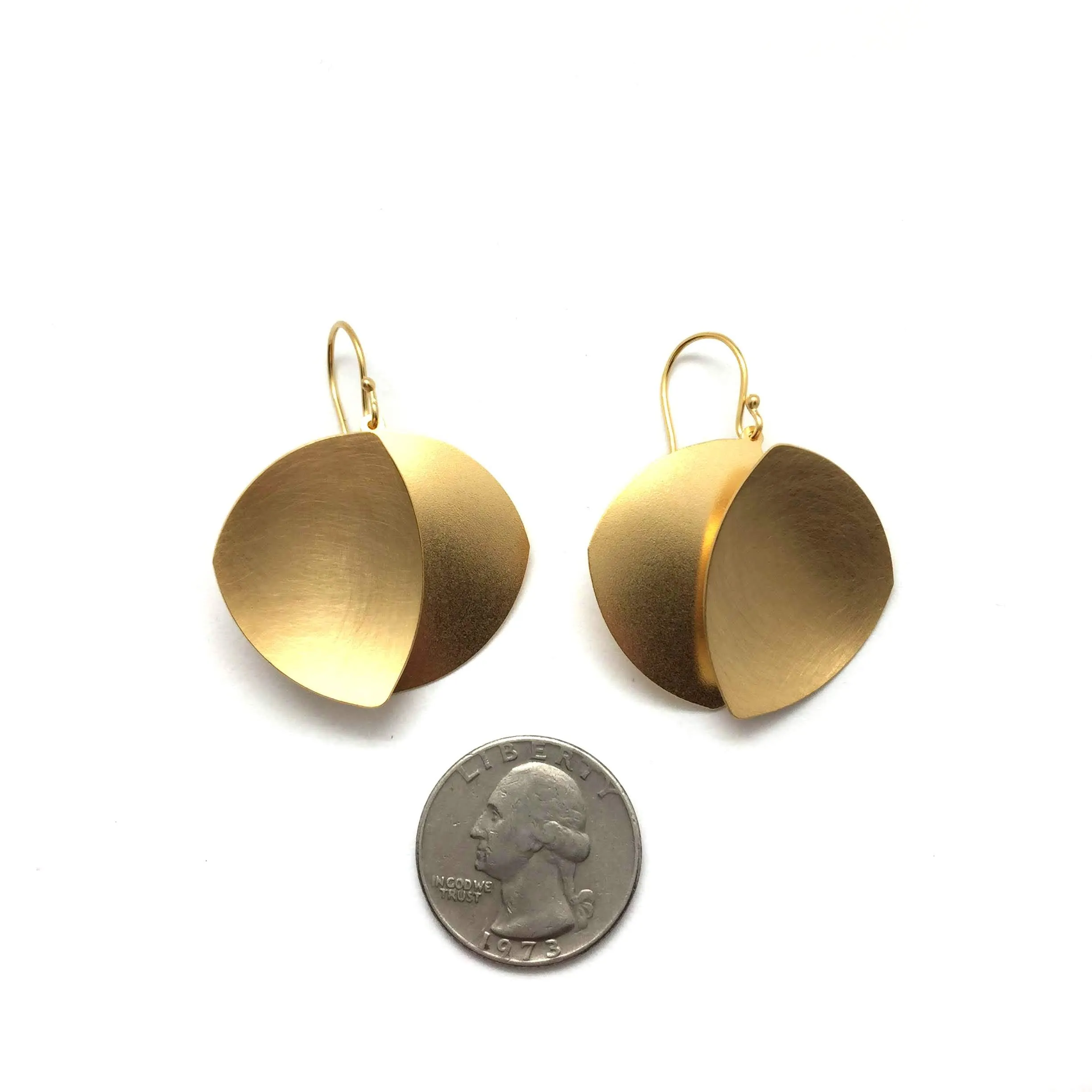 Layered Gold Leaf Drops- Large
