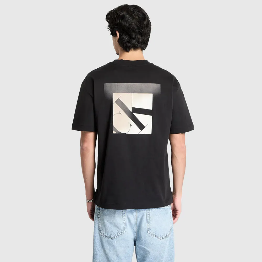 Layered Monogram T-Shirt - Black