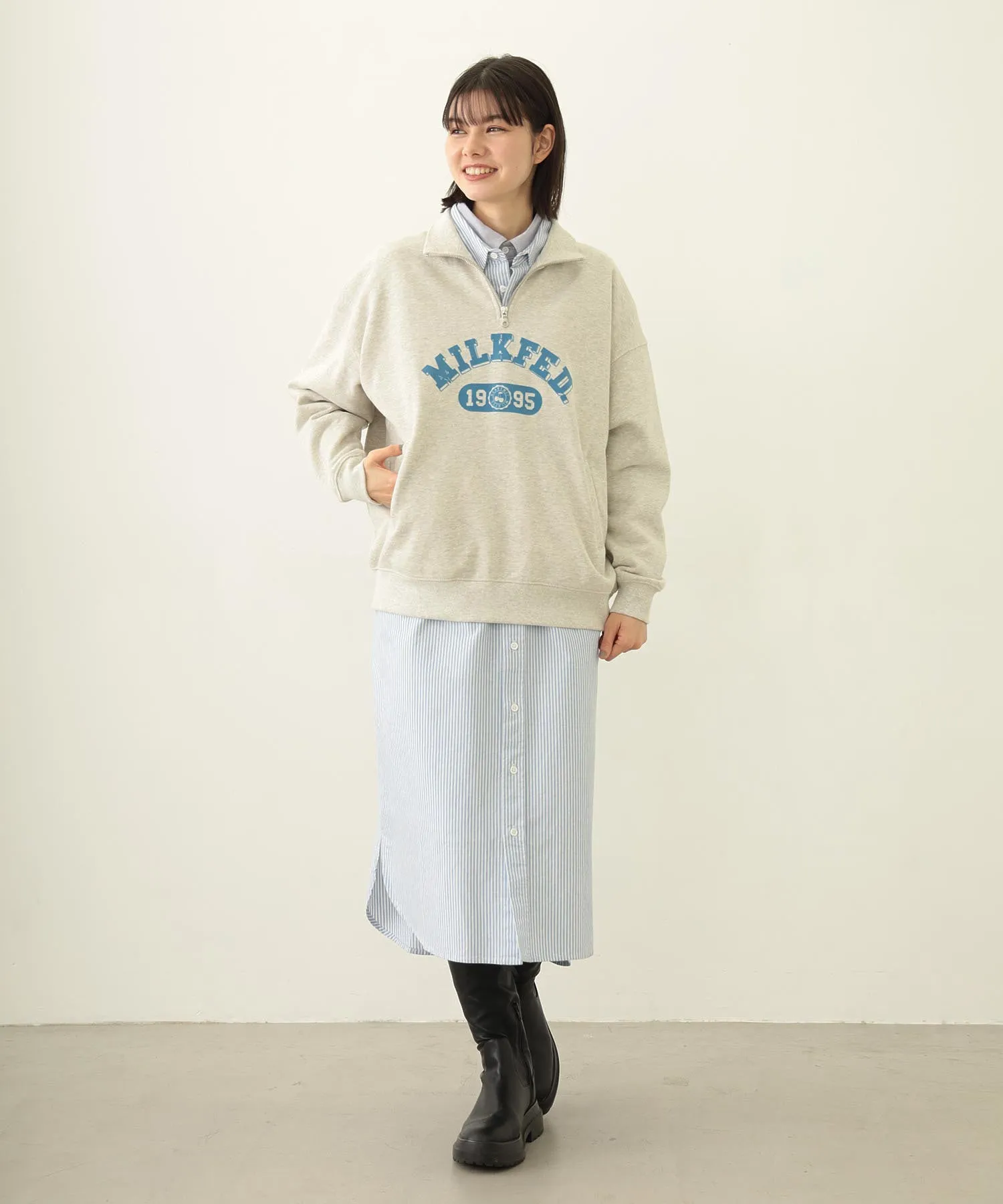 LAYERED SHIRTS DRESS
