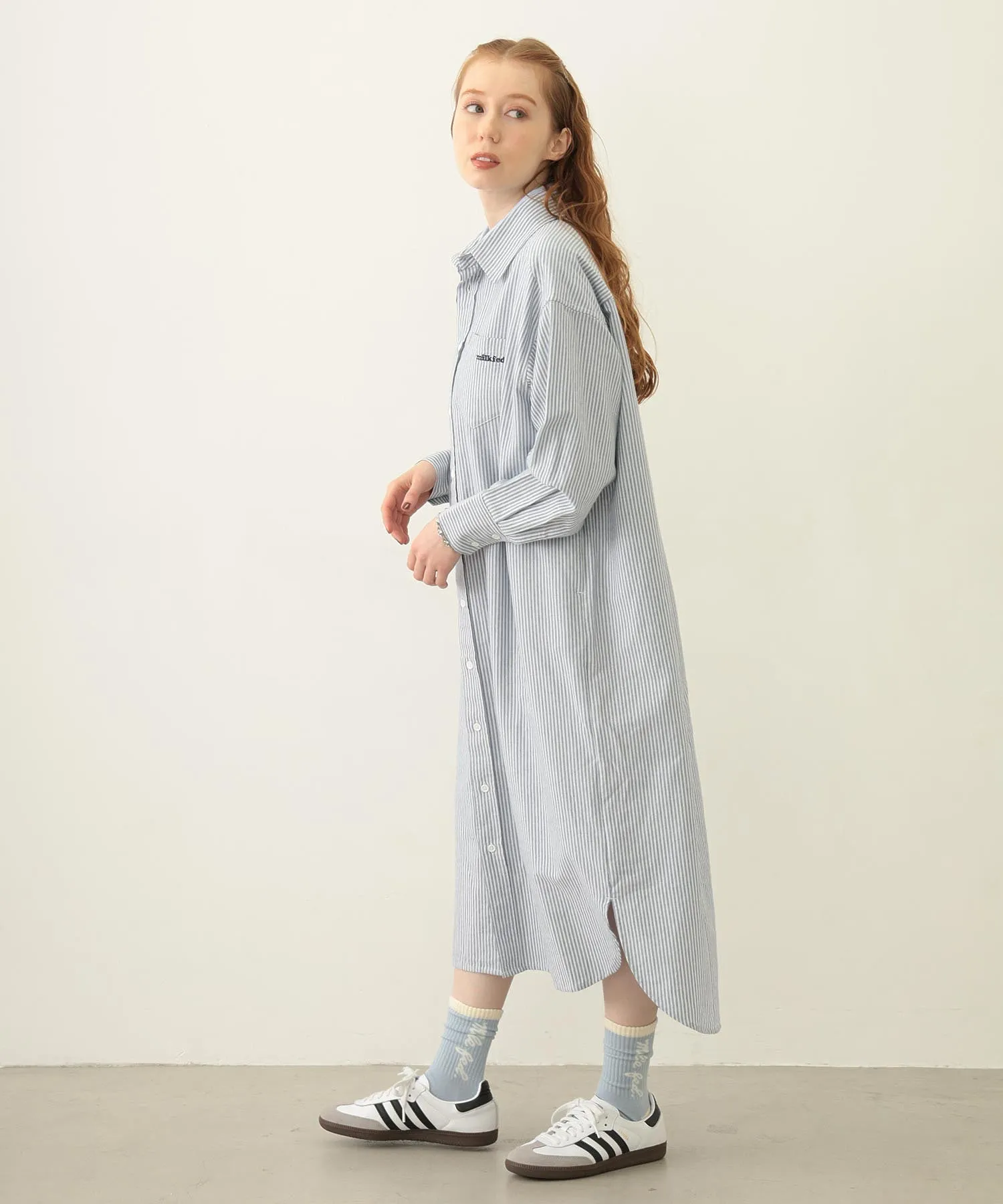 LAYERED SHIRTS DRESS