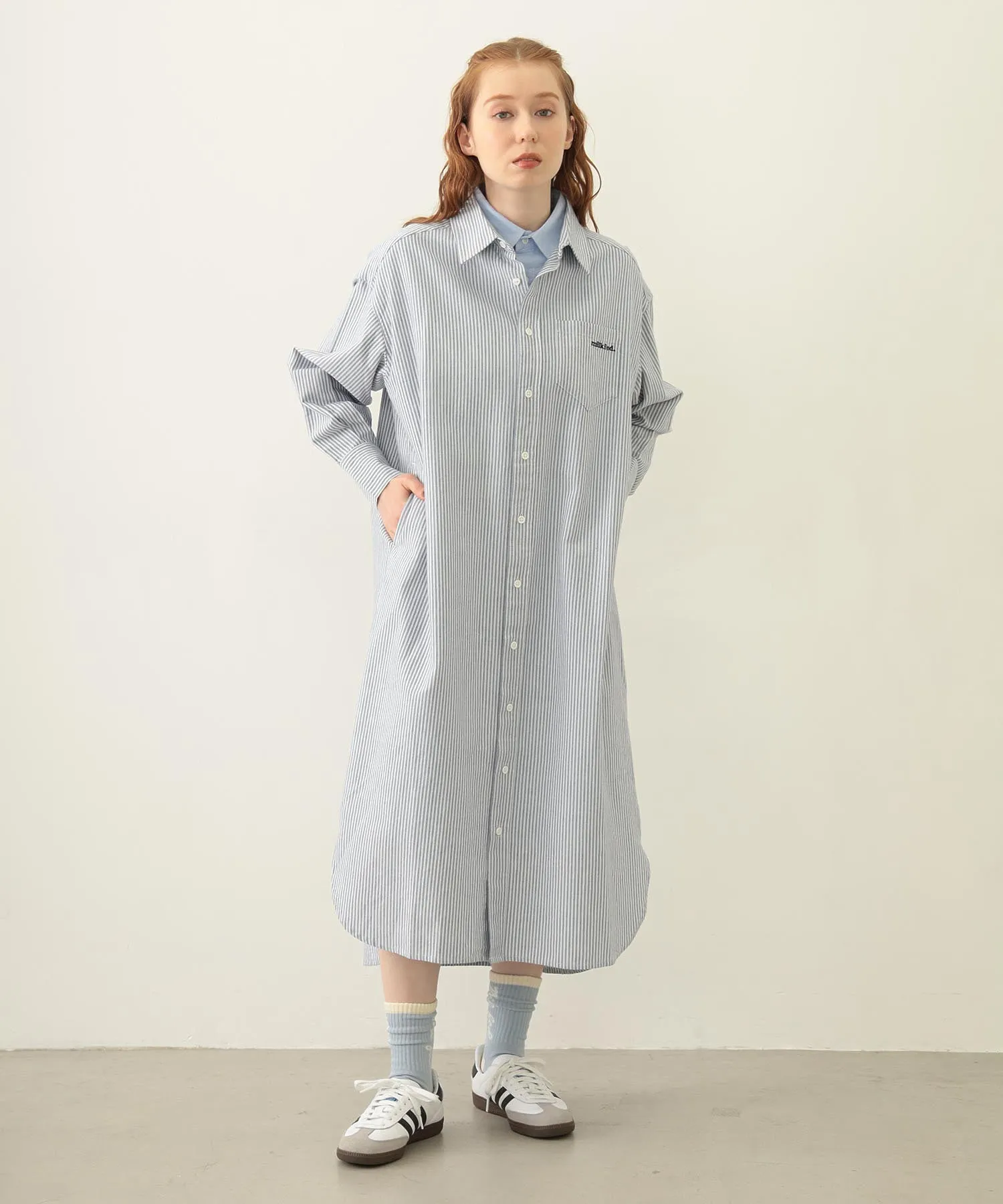 LAYERED SHIRTS DRESS