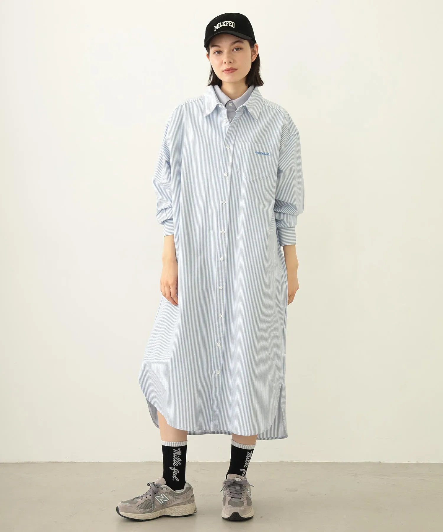 LAYERED SHIRTS DRESS