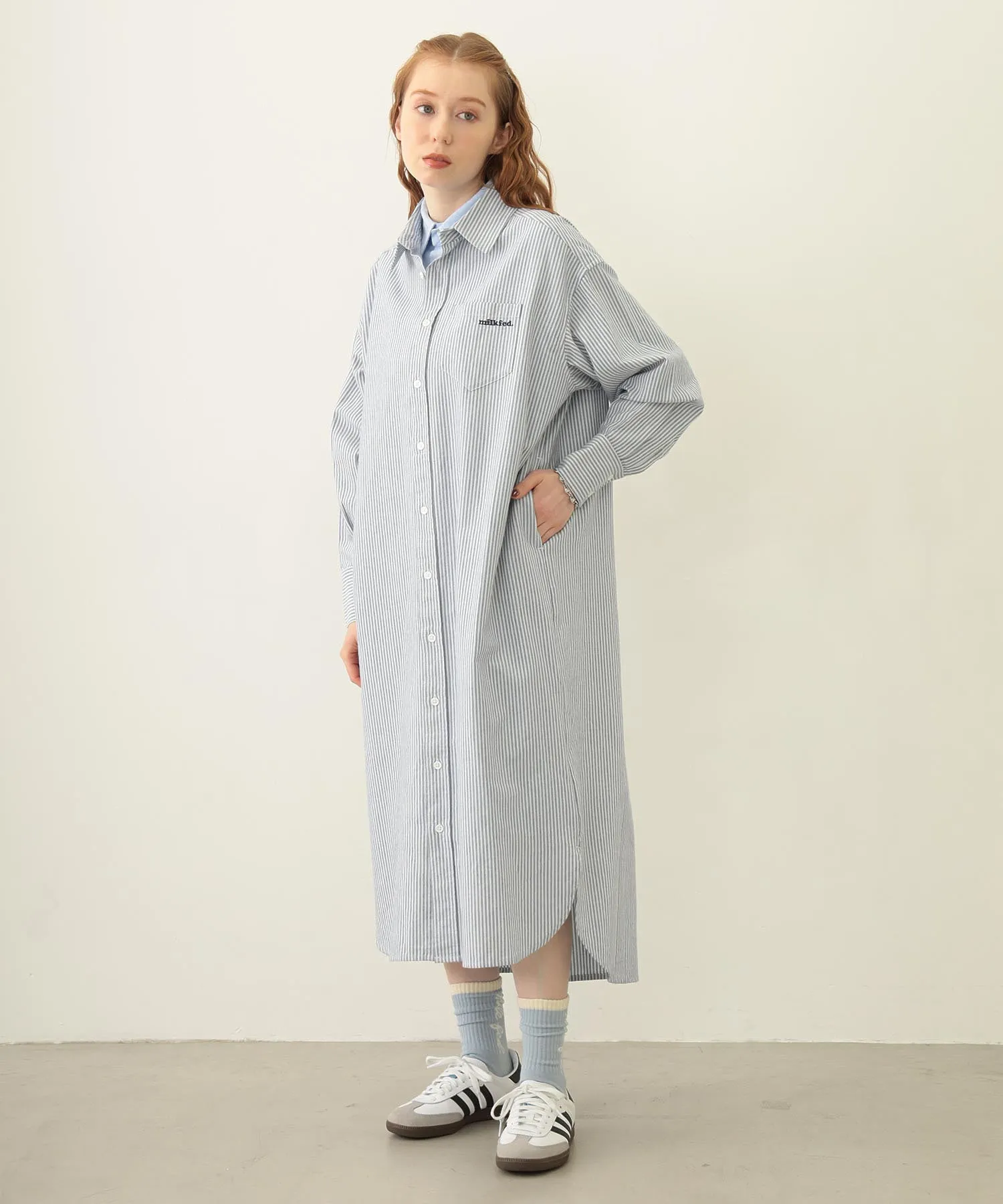 LAYERED SHIRTS DRESS