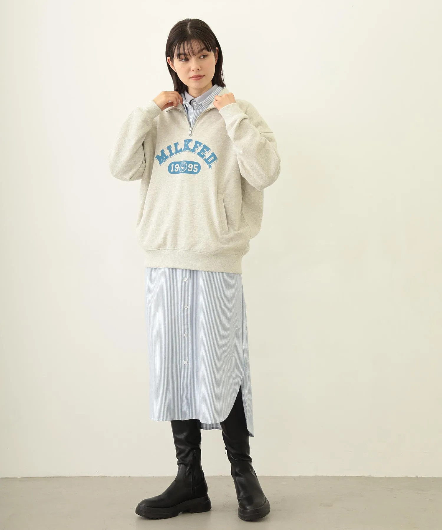 LAYERED SHIRTS DRESS