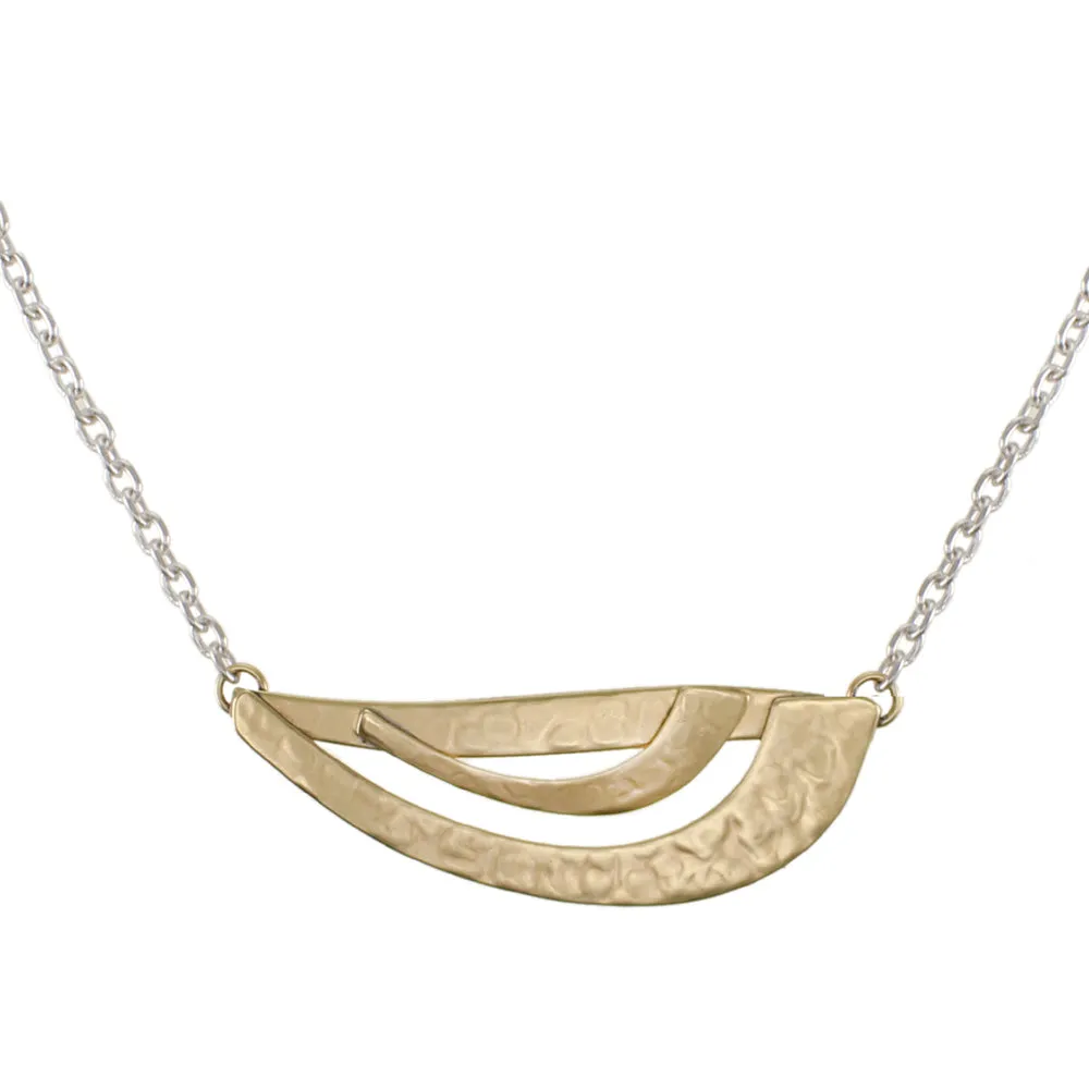 Layered Swoops Necklace