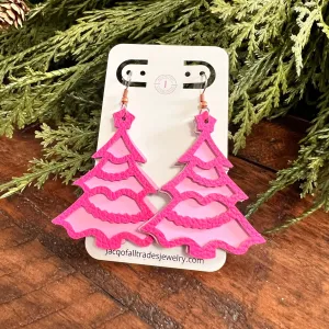 Layered Tree - Pink