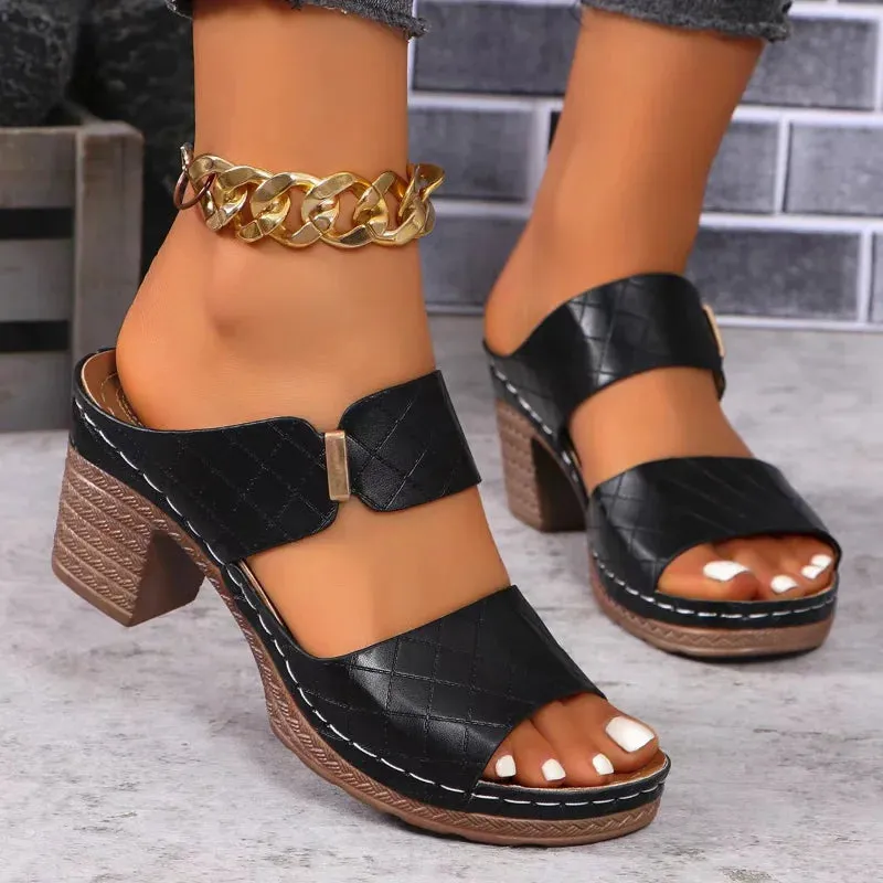 Leila® | Versatile Block Heel Sandals For Every Occasion