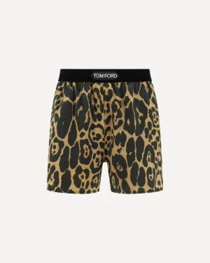 Leopard stretch Shorts