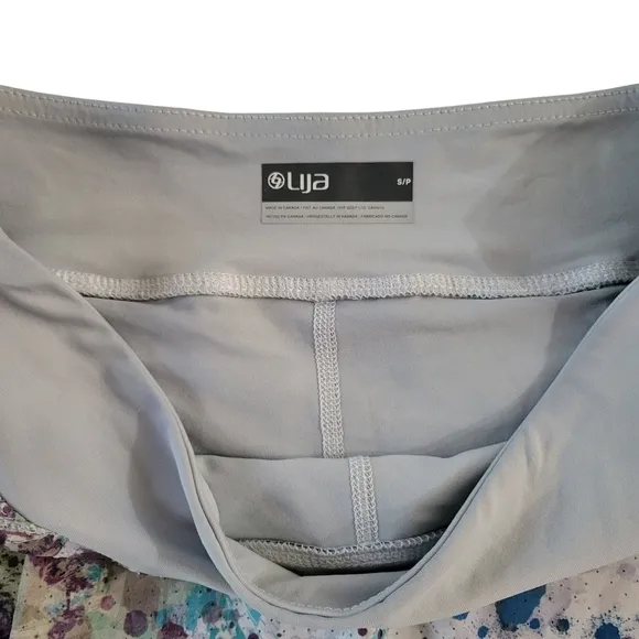 LIJA Pindor Tashi Skort Splattee Tennis Golf Skirt Size Small