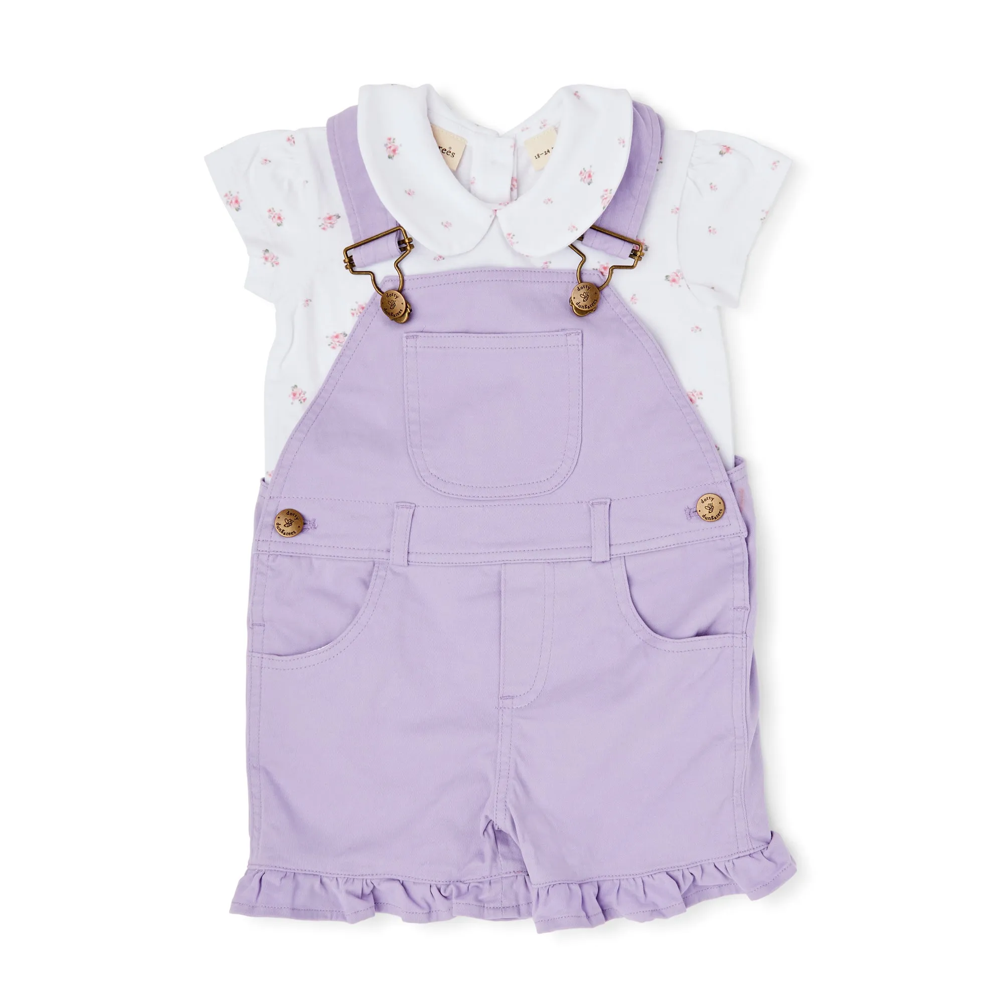 Lilac Frill Shorts