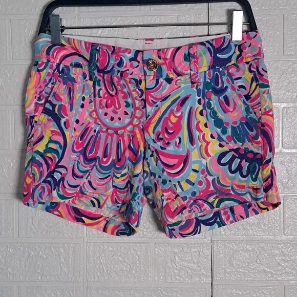 Lilly Pulitzer The Callahan Shorts Psychedelic Sunshine 0