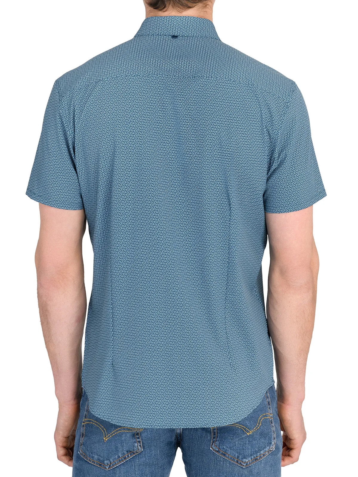 Linked Hexagon Short Sleeve Shirt