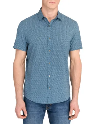 Linked Hexagon Short Sleeve Shirt
