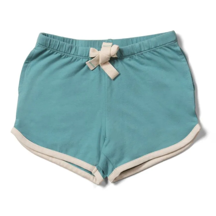 Little Green Radicals Sky Blue Runaround Shorts