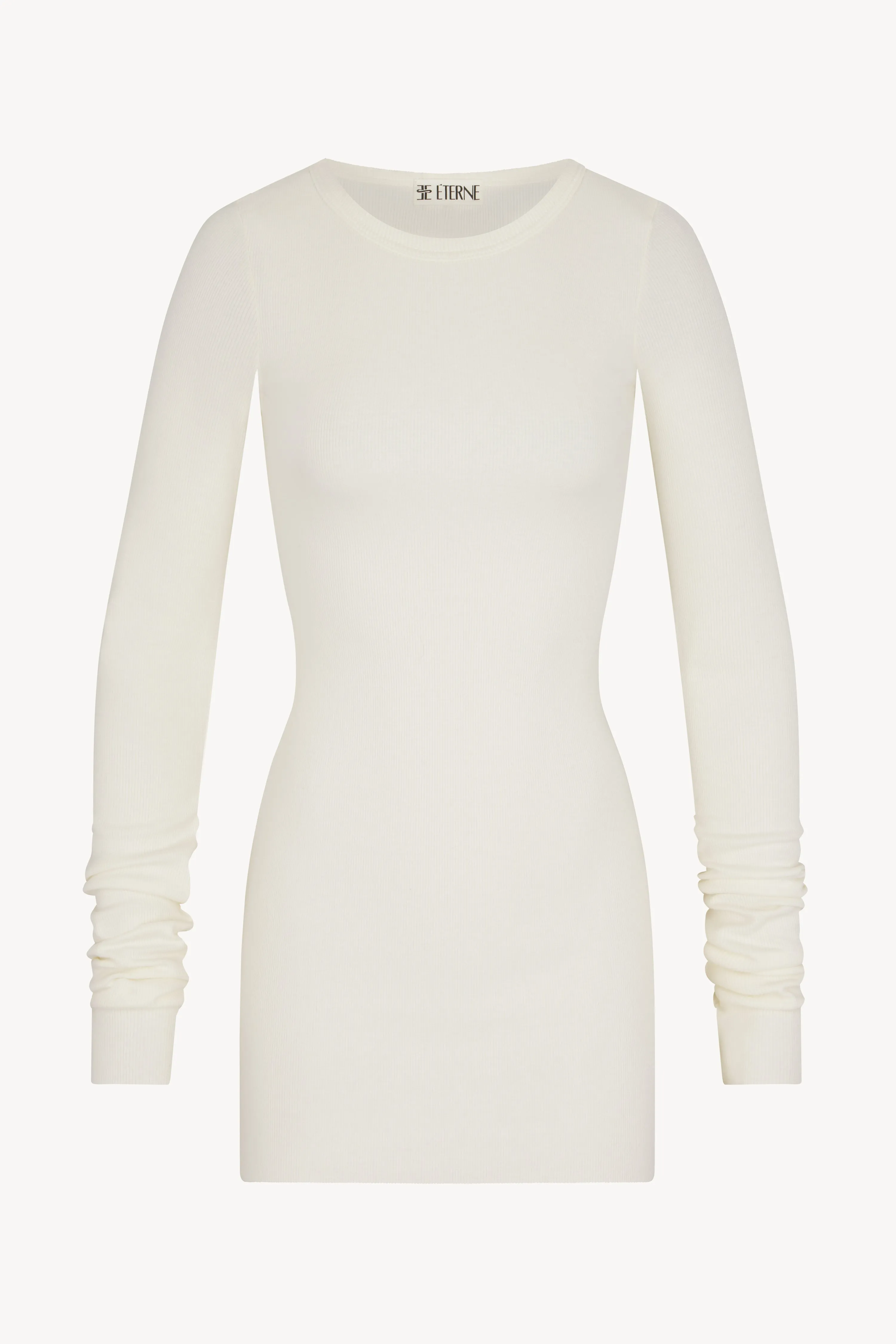 Long Sleeve Crewneck Mini Dress