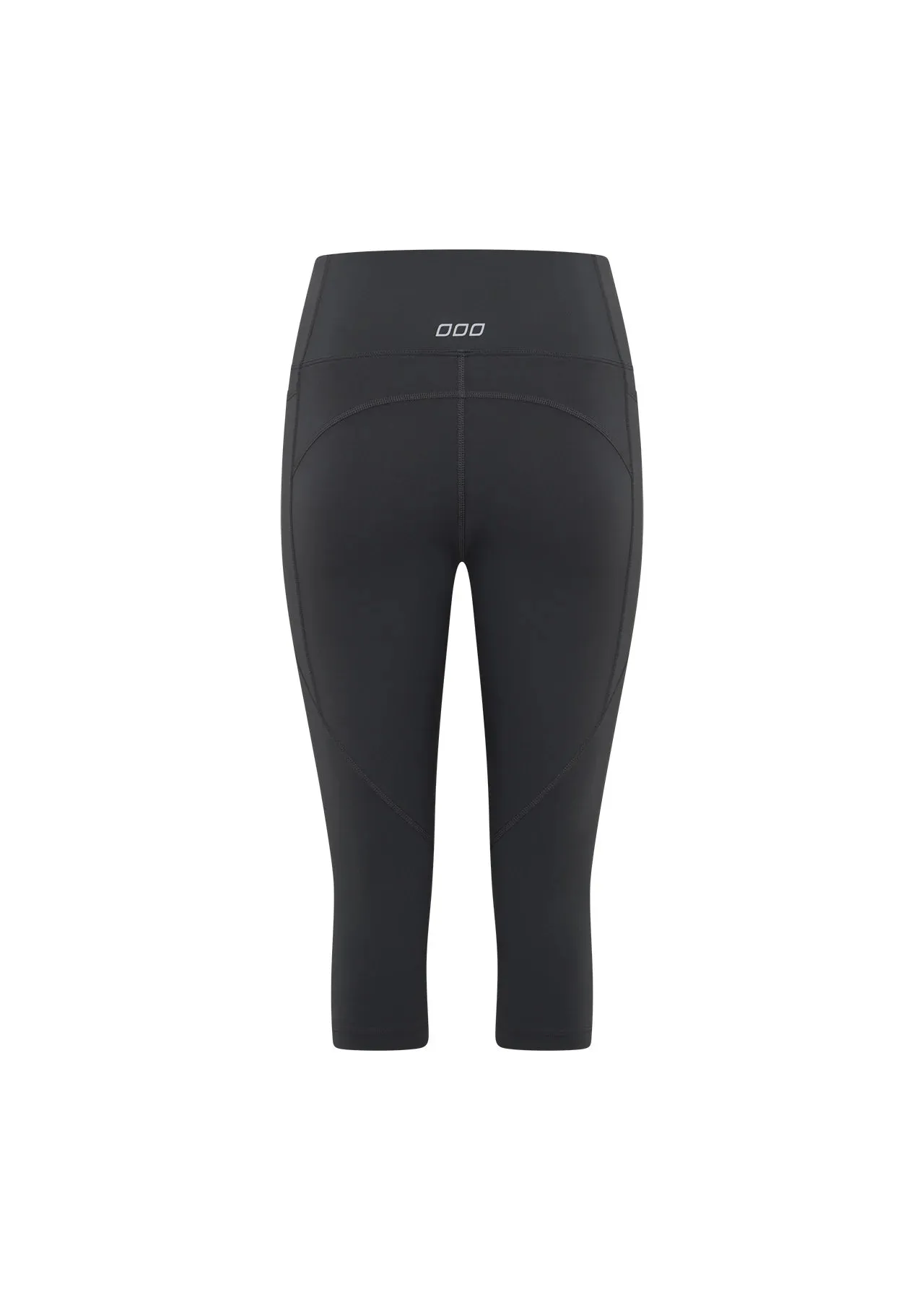 Lorna Jane Amy No Ride Phone Pocket 3/4 Leggings - Titanium