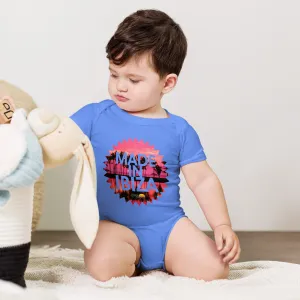 Lost In Summer Made in Ibiza Baby Grow Blue