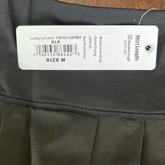 Lucky in Love Lurex Flora Scallop Skort M and XL