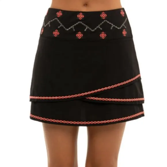 Lucky in Love Lurex Flora Scallop Skort M and XL