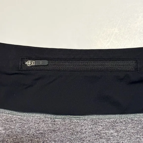 Lululemon RUN TIMES SHORTS II *4&quot; Heather Lux Multi Black SWIFT Size 4