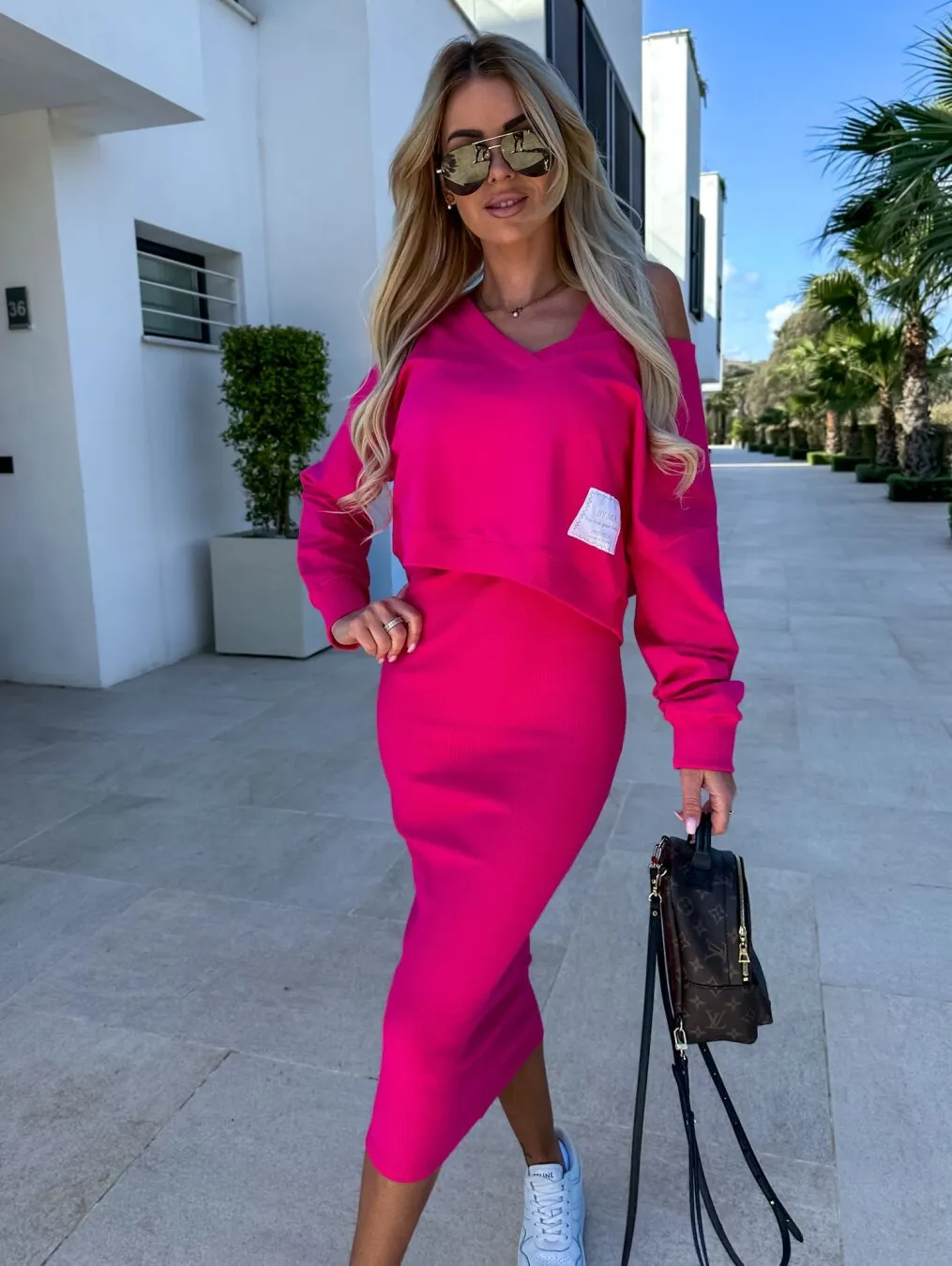 Luz® | Versatile sweater and dress set
