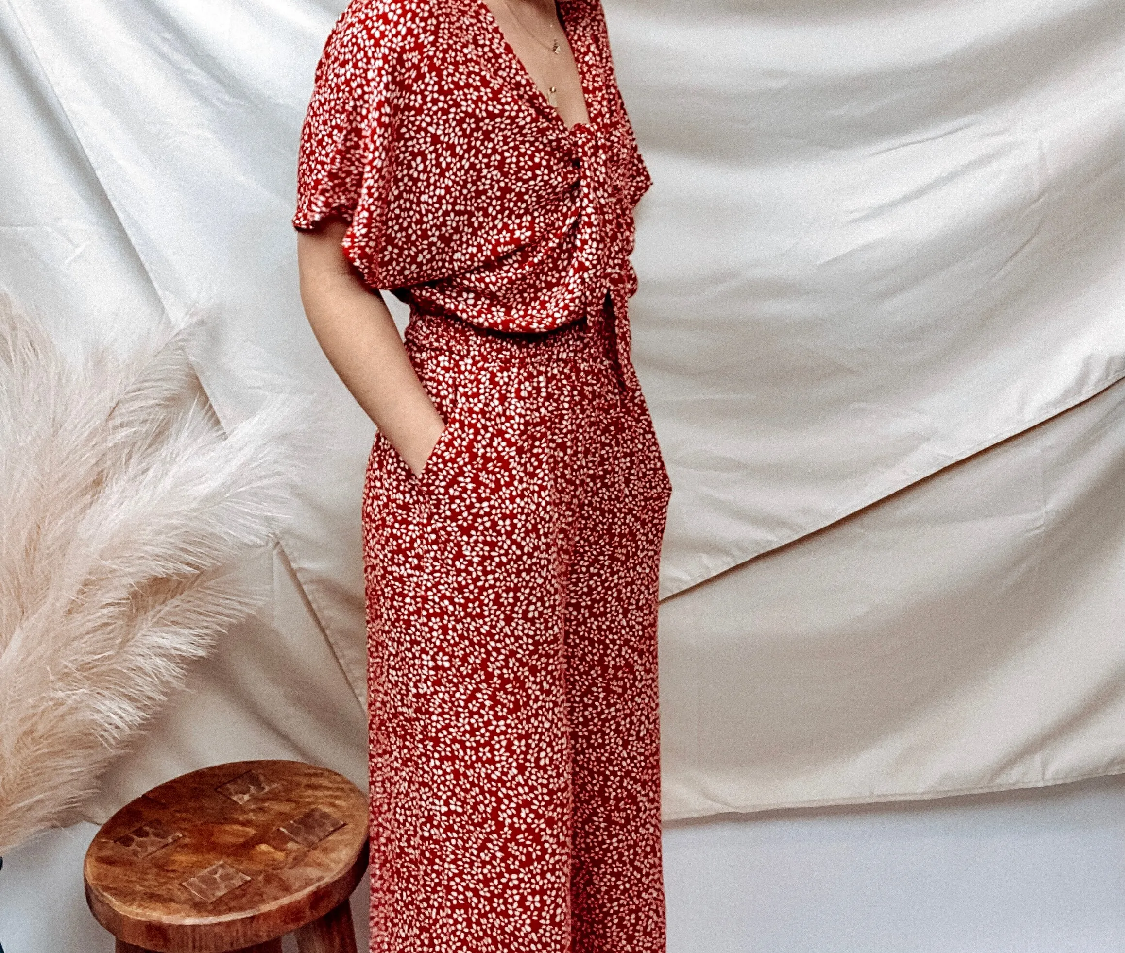 Lydia Tie Jumpsuit