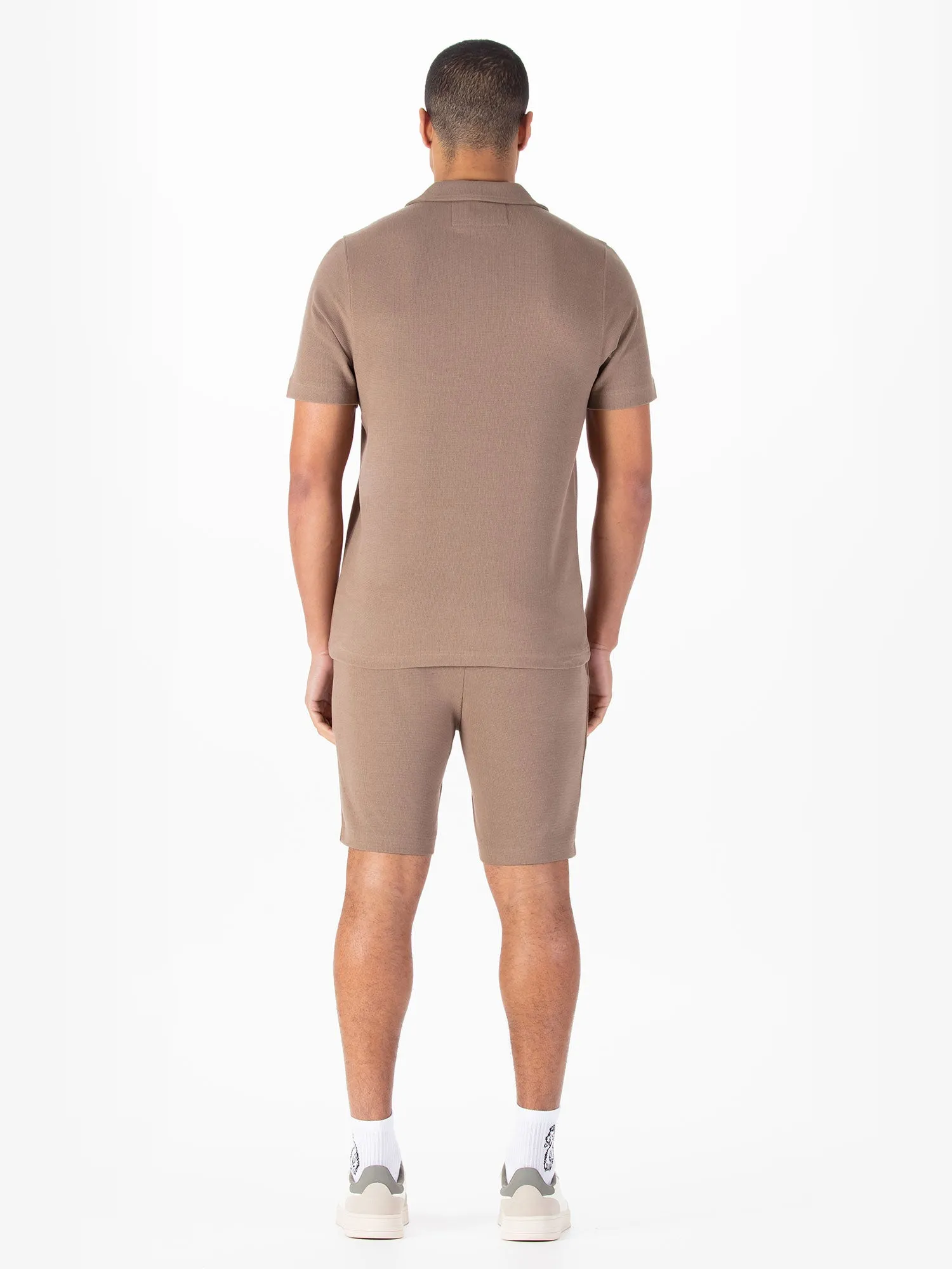 MADERAS WAFFLE TEXTURED SHORT SET