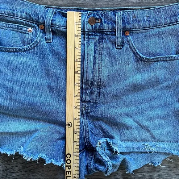 Madewell The Perfect Jean Short in Balsam Wash Tencel Denim Edition Womens sz 31