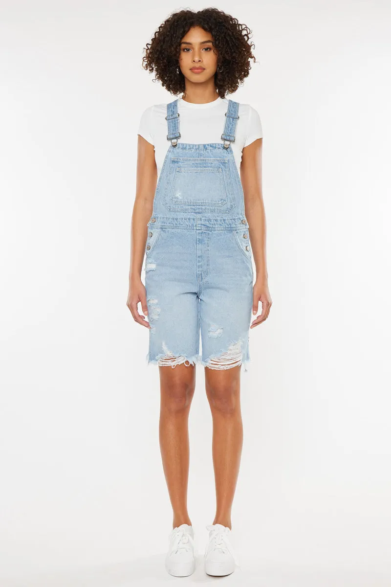 Maeve High Rise 90's Overall Shorts