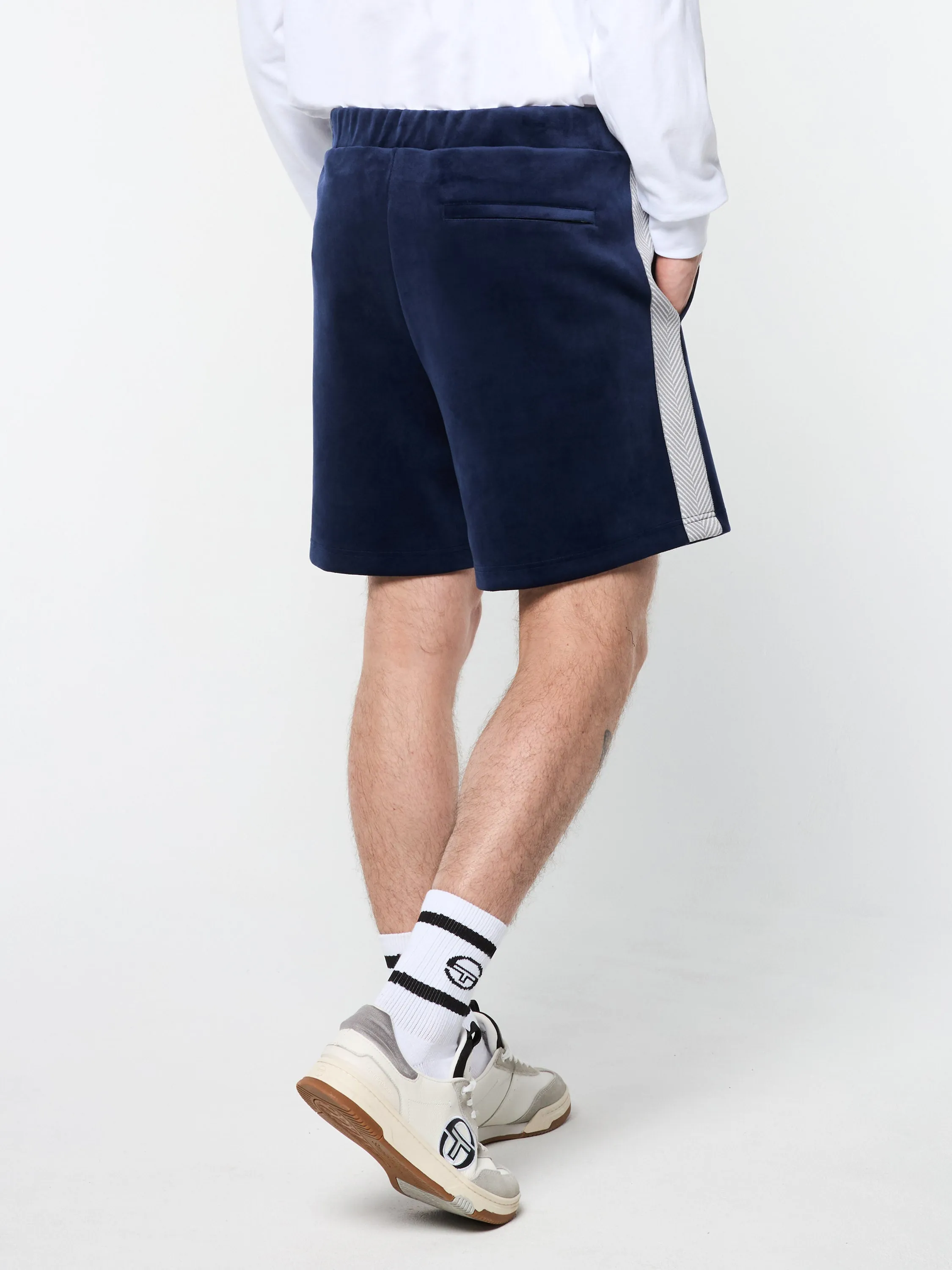 Maglia Velour Short- Maritime Blue