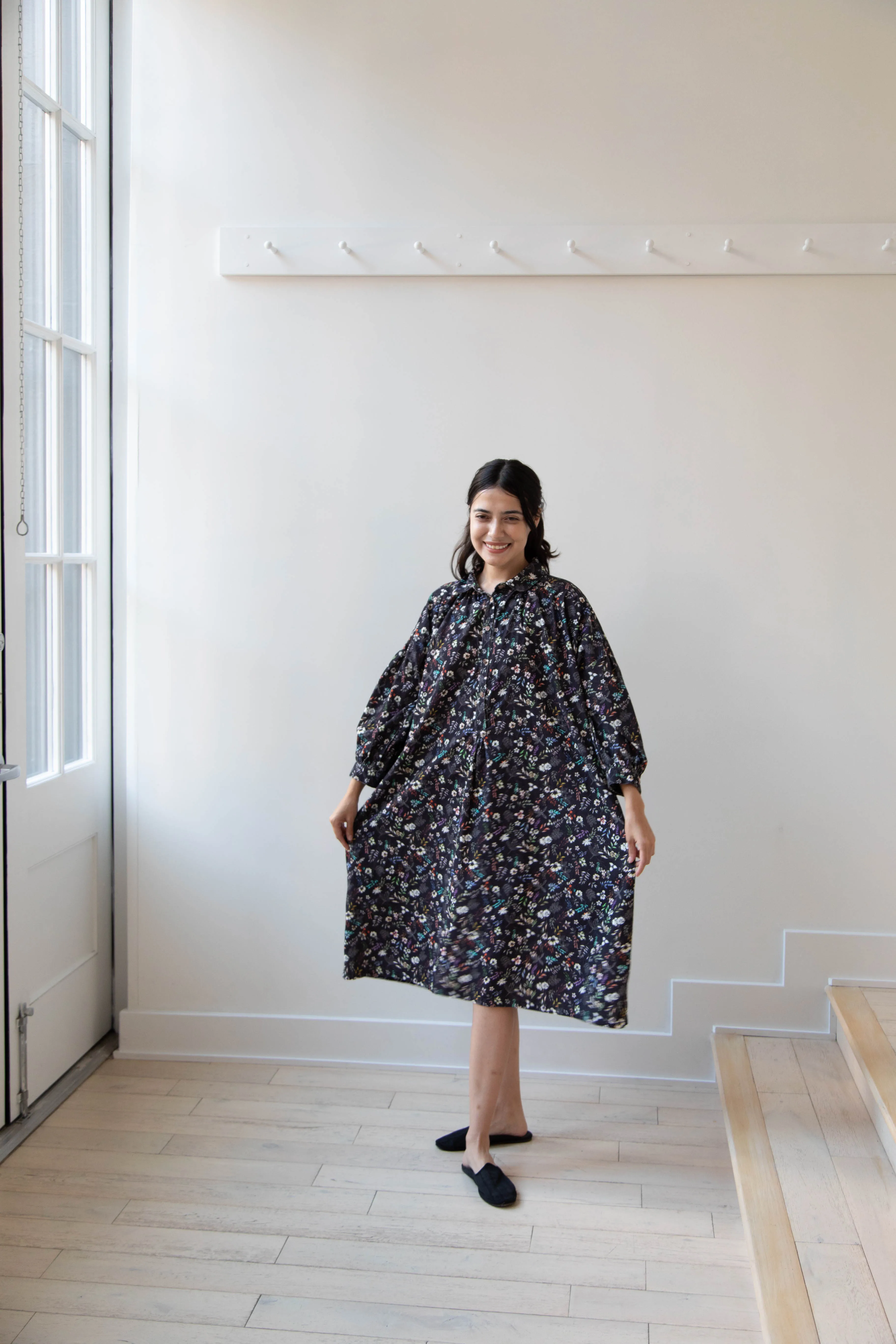 Makié | Emilia Dress in Charcoal Flower