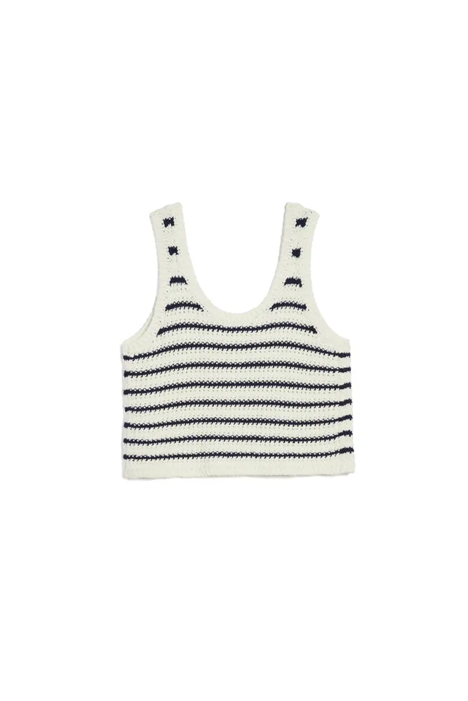 Marina Knit Striped Tank