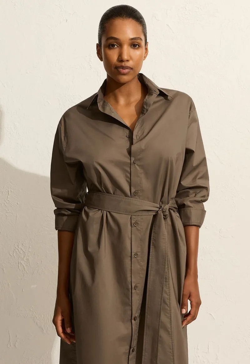 Matteau Everyday Shirt Dress in Birch