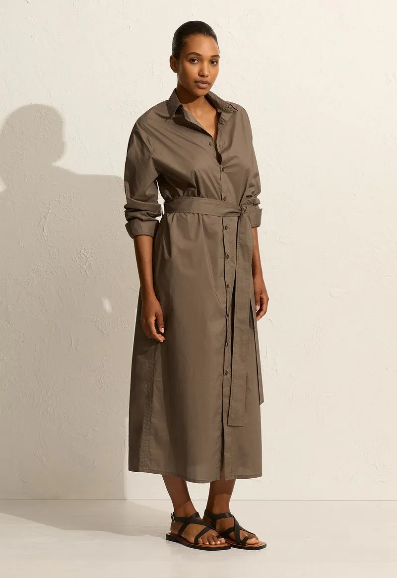 Matteau Everyday Shirt Dress in Birch