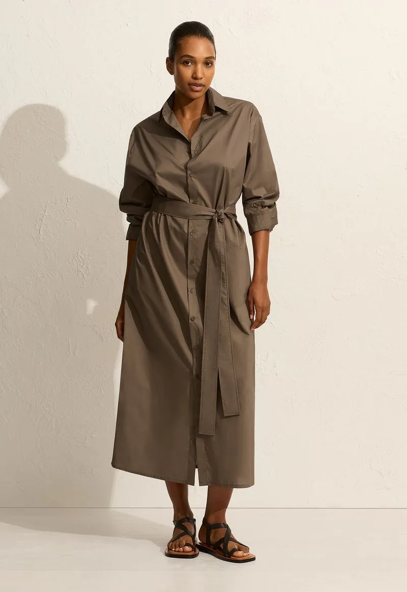 Matteau Everyday Shirt Dress in Birch