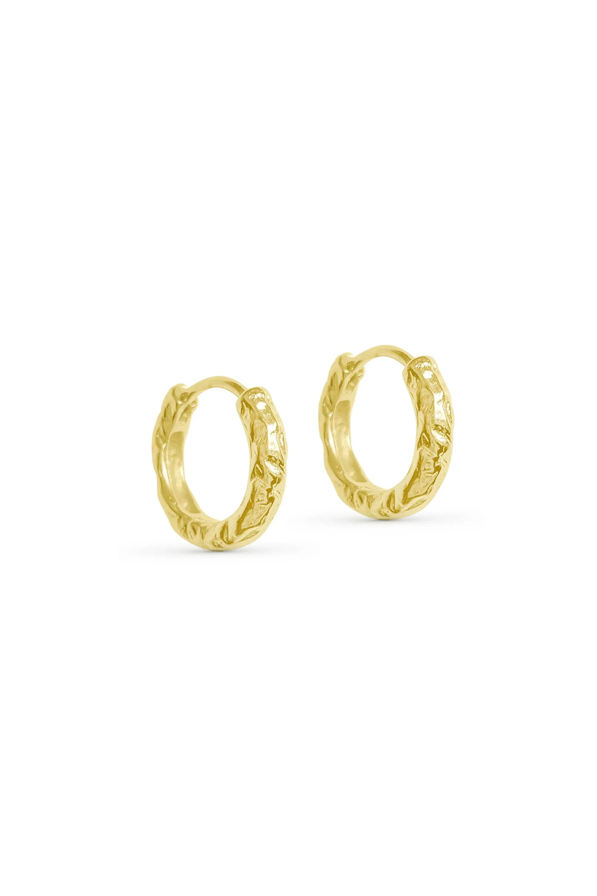 Maui Textured Hoops