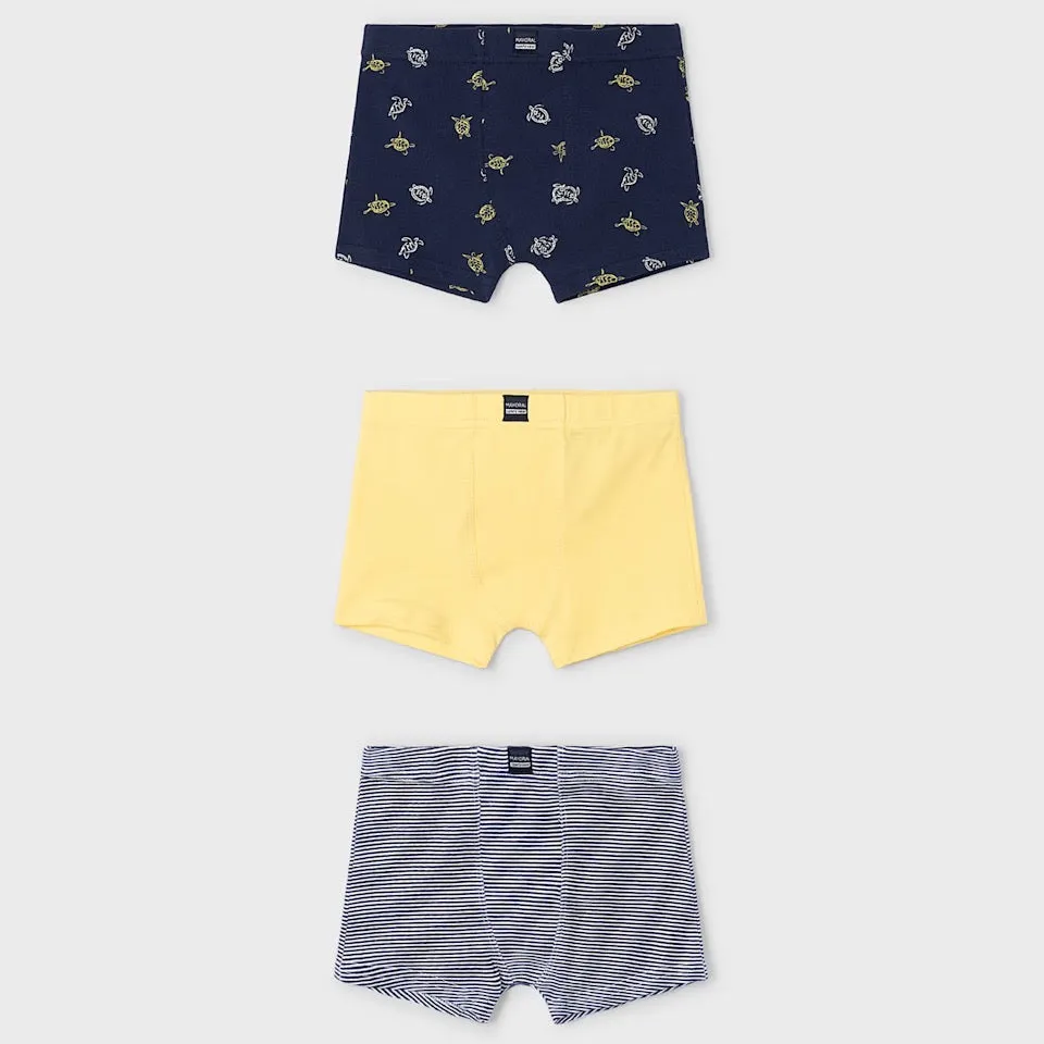 Mayoral Boys 3 Pack Boxers 10898 Navy