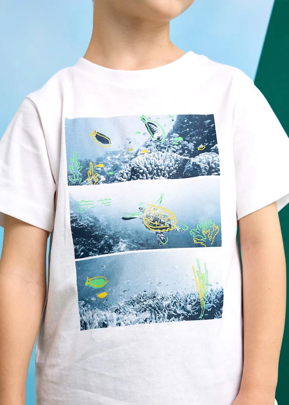 Mayoral Boys Twin T-Shirt Shorts Set 3610 Turtle