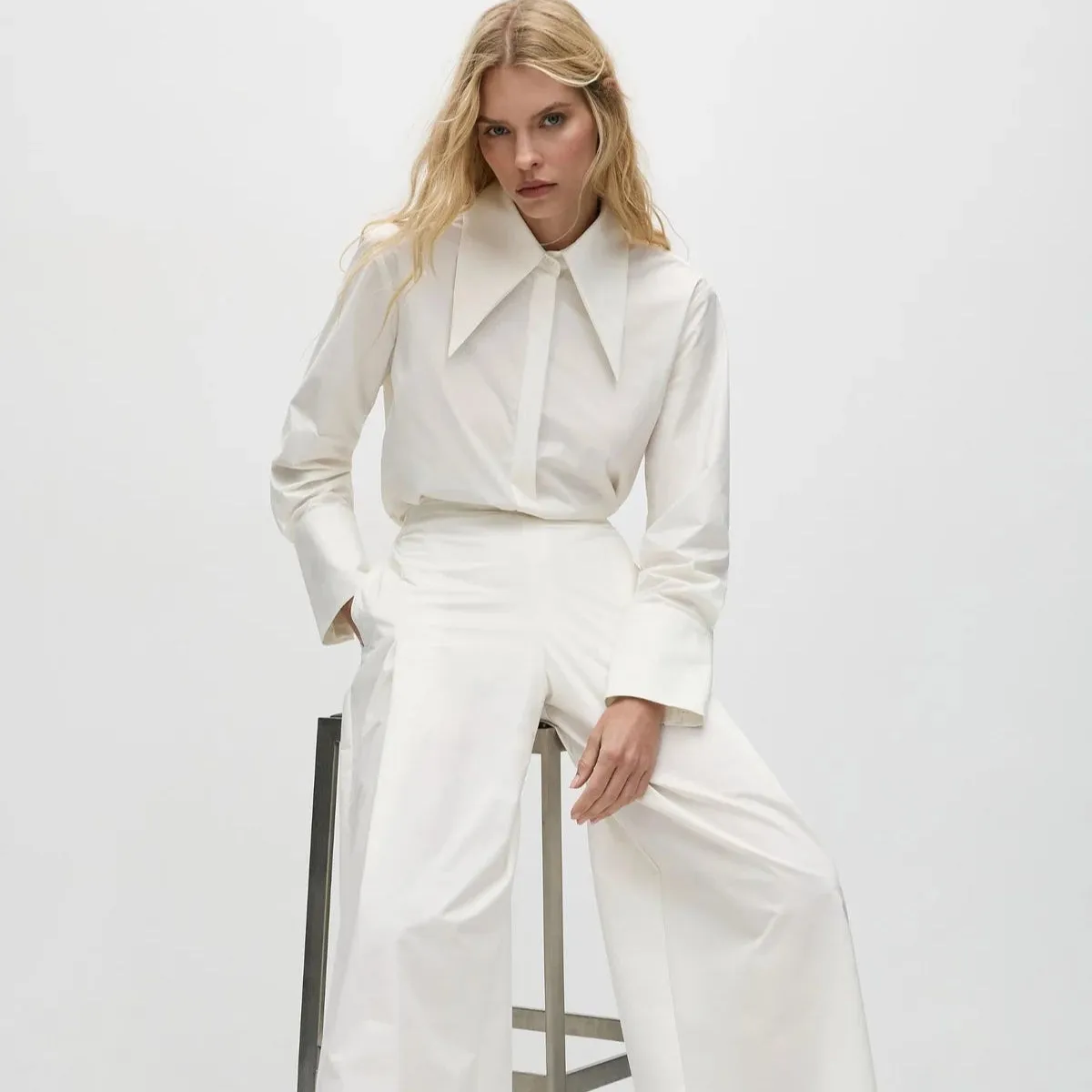 Mela Purdie Peak Collar Shirt