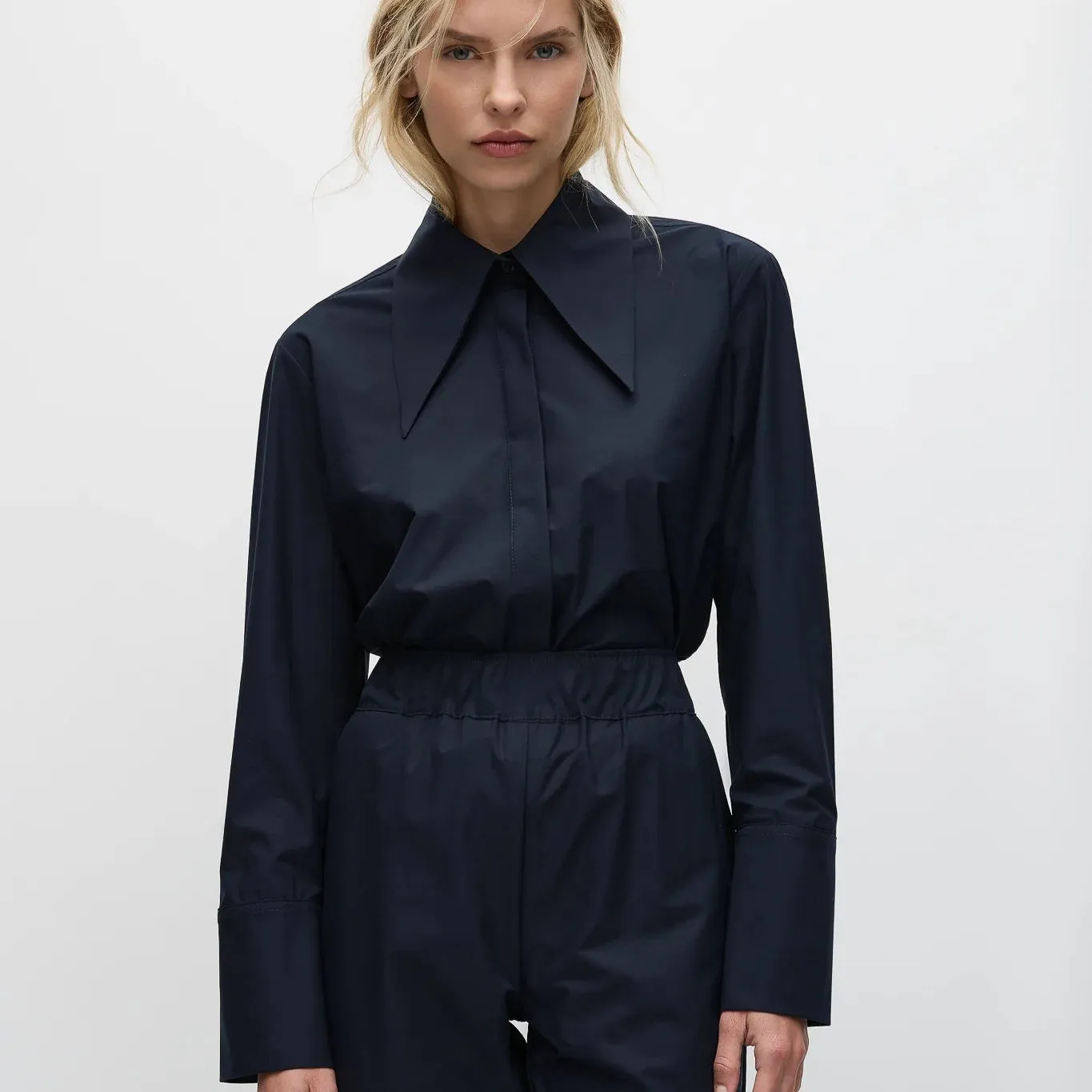 Mela Purdie Peak Collar Shirt