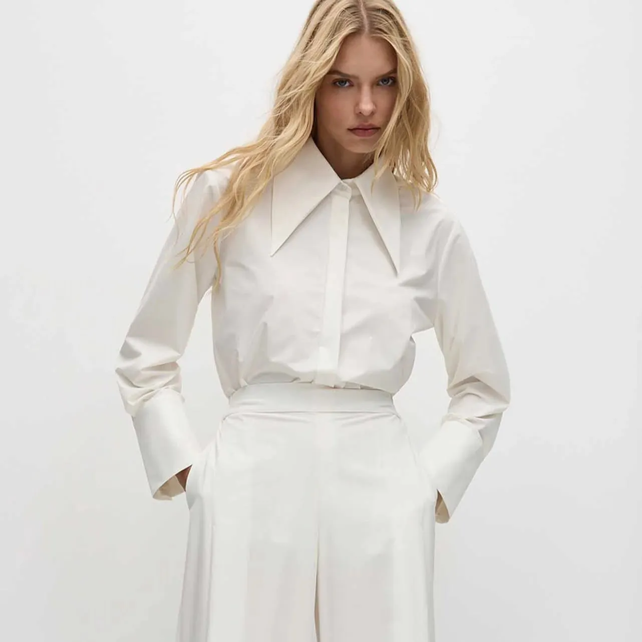 Mela Purdie Peak Collar Shirt