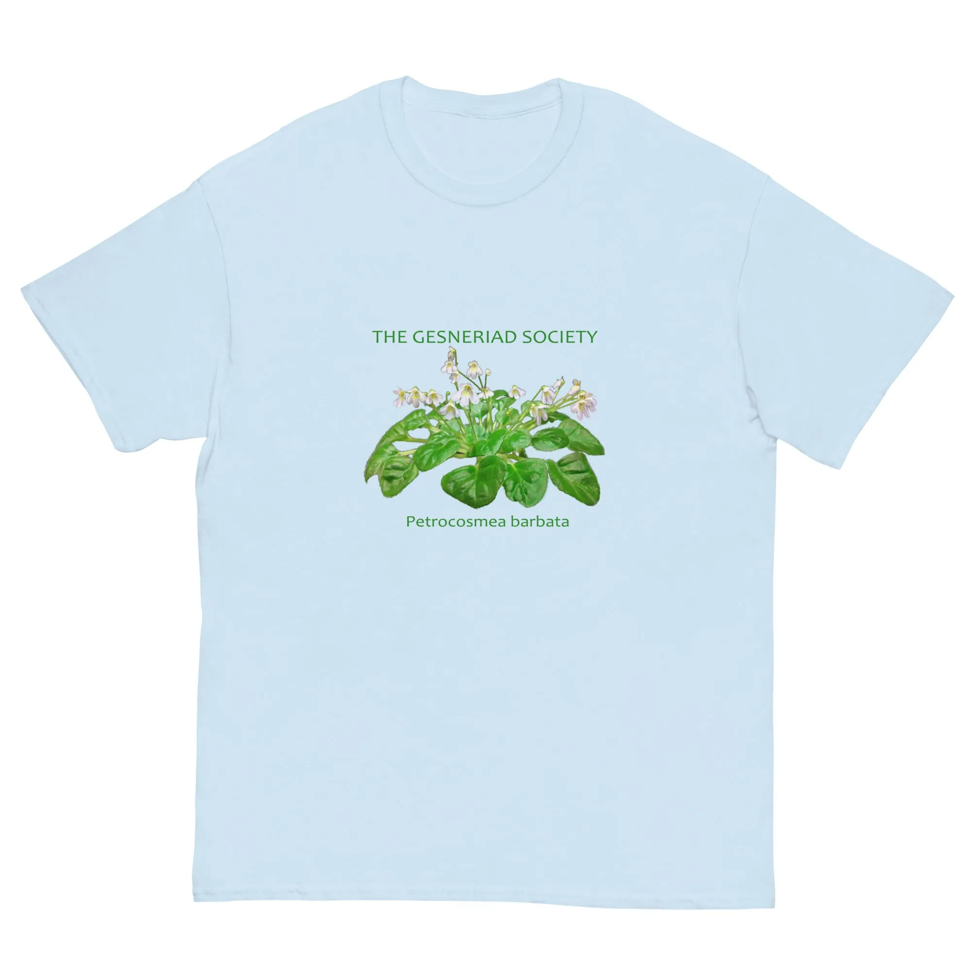Men T-Shirt with printed Petrocosmea barbata