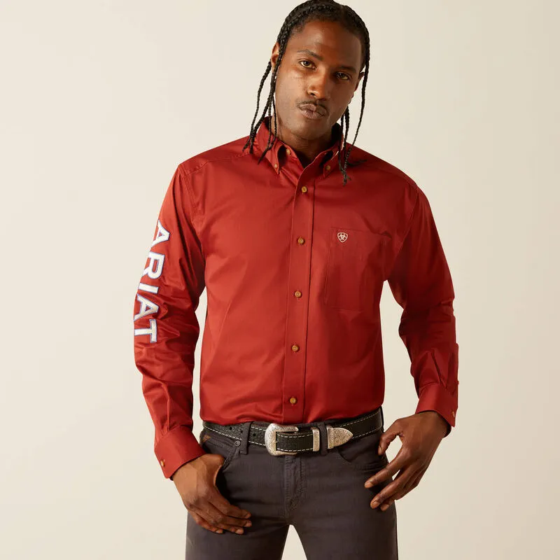 Men's Ariat Team Logo Twill Classic Fit Shirt - 10055288