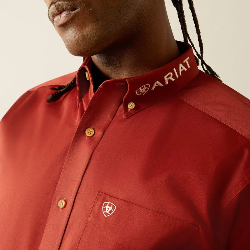 Men's Ariat Team Logo Twill Classic Fit Shirt - 10055288